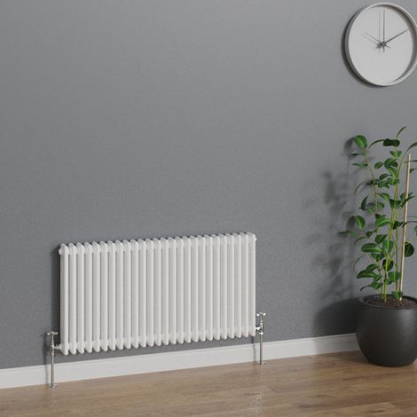 WarmeHaus Traditional Radiator White Triple Column 600x1192mm (1/5)