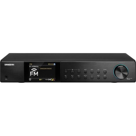 Sangean WFT-4 Sintonizzatore HiFi Internet radio Nero Bluetooth®, DAB+, Internetradio, WLAN (1/5)