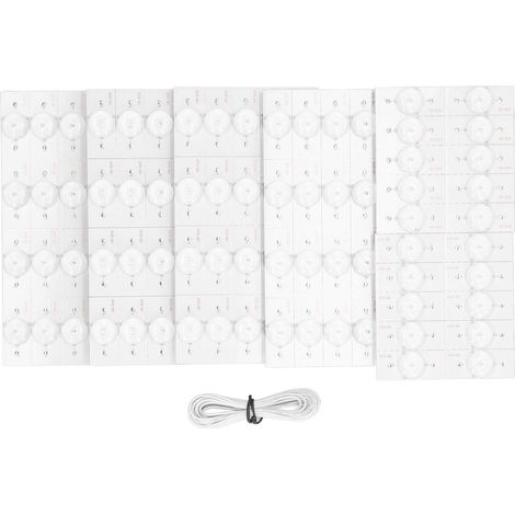 de 100 lentilles LED rondes transparentes 6V haute