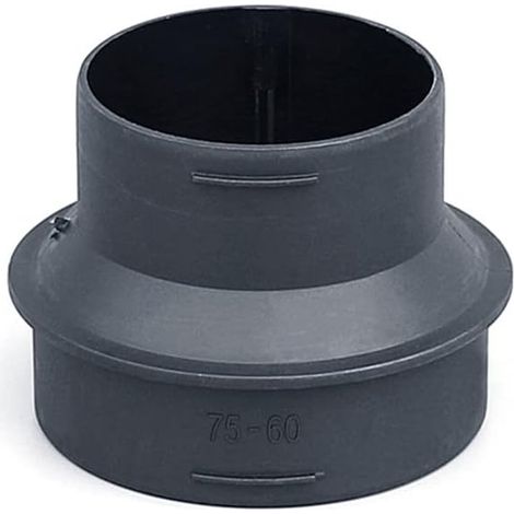 Adaptateur de conduit de chauffage PA6 60MM 75MM, réducteur et agrandisseur de tuyau de raccord de dépoussiérage, accessoire de vannes de commande de chauffage à circulation d'air (1/5)