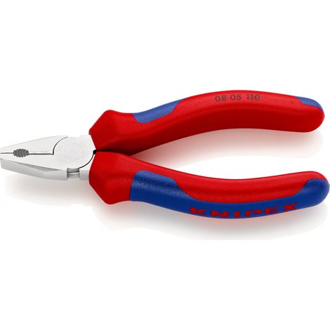 KNIPEX 08 05 110 Pince universelle compacte avec poignées multimatières chromée 110 mm