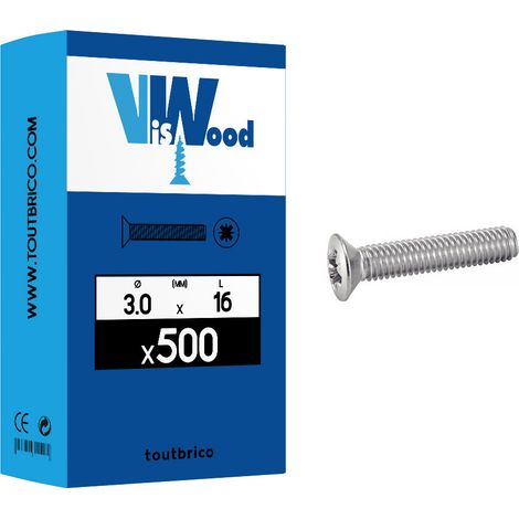 Acier zingué - DIN 965 Viswood - 3 - 16