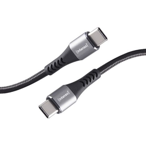 Intenso Cable de carga/datos USB-C C315C, 1,5 m, carga rápida hasta 60 vatios, negro (1/5)