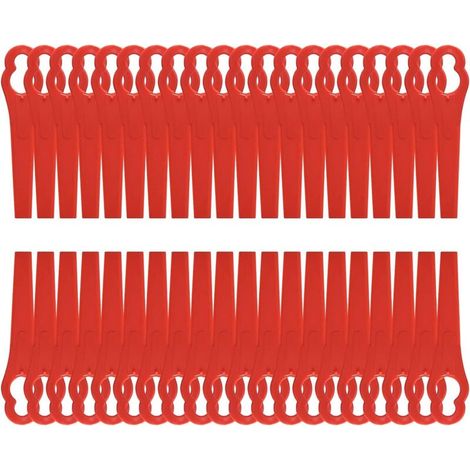 Ersatz-Grastrimmerklingen aus Kunststoff, 8,3 cm, für Garten und Rasen (120 Stück)