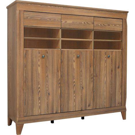 Vaisselier bas 3 portes Raya Bois (1/5)