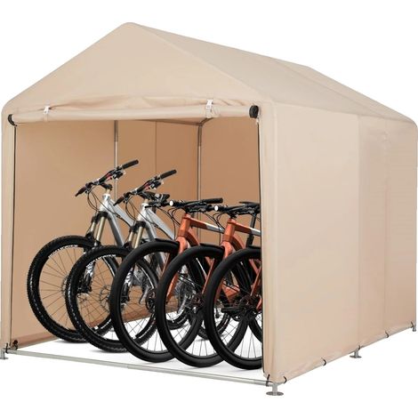 Tente à vélo, tissu imperméable, résistant aux UV, Kaki (1/2)