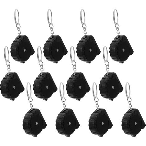 12 mini mètres ruban rétractable acier carbone/ABS, pour couture (1/5)