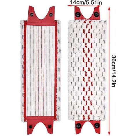 1 paquet de tampons de vadrouille en microfibre de remplacement pour Vileda UltraMax recharge de vadrouille lavable au sol remplacer le chiffon de vadrouille plat en aérosol (1/3)