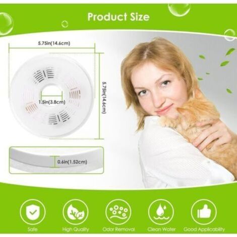 Filtre triple pour fontaine à eau pour chats – Lot de 6 filtres remplaçables avec charbon actif, compatible avec les fontaines automatiques de 3 L pour animaux domestiques (1/3)