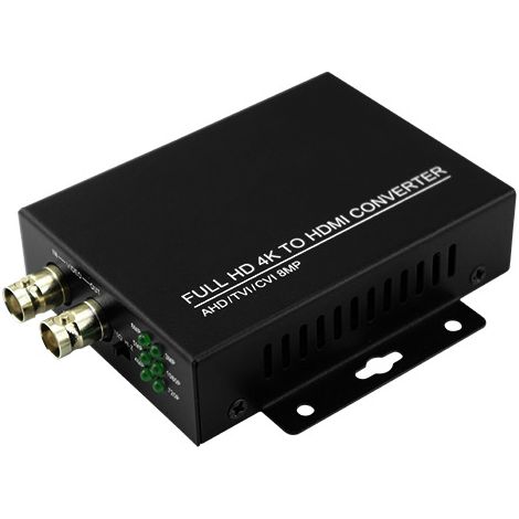 Converter Entrata Bnc / Uscita Hdmi Bnc4k-hdmi Videosorveglianza Sorveglianza