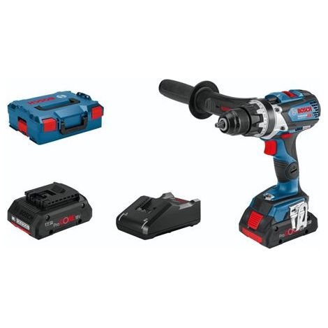 18V BOSCH GSR 18V-110C Brushless-Bohrschrauber - 2 Pro-core 4Ah Akkus + Ladeger√§t + L-boxx Koffer - 06019G010A (1/10)