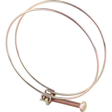Doppeldraht-Wasserschlauchschelle, Rohrschelle, Halterung, Sanitärverbinder (94 mm-100 mm) (1/5)