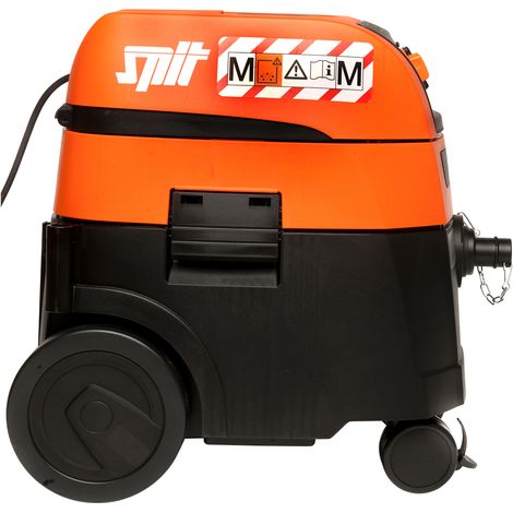 Aspirador de agua y polvo para obra SPIT AC 1630PM 1600 W 32 L Clase M naranja y negro