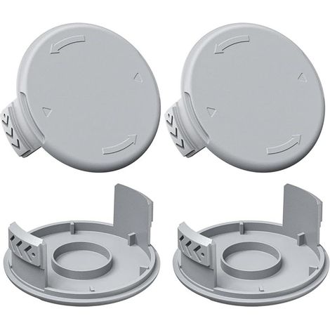 4 Couvercles de Capuchon de Bobine pour Ryobi One+ 18V, 24V, 40V Tondeuses, couvercles de bobine de coupe-bordure compatibles avec Ryobi AC14RL3A (1/5)