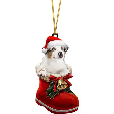 Christmas Stocking Cartoon Hanging Gift Christmas Stocking Ornament for Car Festival Decoration