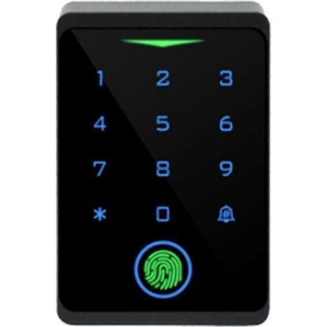 L'application intelligente est compatible avec la serrure de porte, qui est étanche IP66, dispose d'un contrôle d'accès WiFi biométrique sans clé et d'un clavier indépendant prenant en charge la recon (1/5)