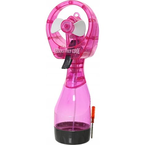 Ventilateur en plastique à piles 10 x 27,5 x 7,8 cm - Léger et pratique (1/3)