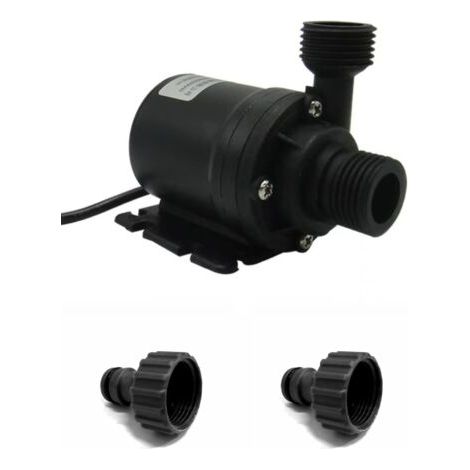 800L/H 5M pompe à eau Submersible DC 12V pompe amphibie pour étang étang Aquarium fontaine solaire piscine Circulation de l'eau (1/5)