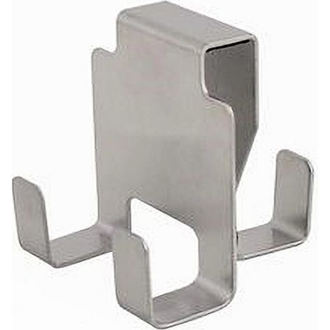 Cleafe - Gancio Bifacciale Per Porta Box Doccia Con 3 Ganci Accappatoio Telo Bagno 87767 - (1/2)