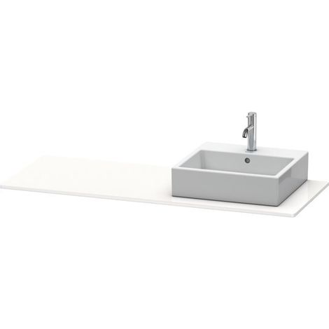 Consola Duravit XSquare, 1 escotadura derecha, 1400x16x550mm, (1/3)