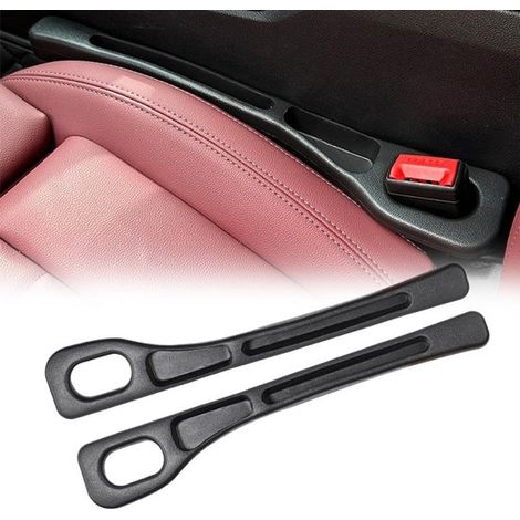 Organizador para asientos de coche: 2 cajas de almacenamiento para asientos de coche - organizador portátil para rellenar huecos - evita que los objetos se caigan - relleno para los huecos entre los a (1/5)