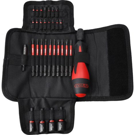 Trousse d'embouts pour visseuse à chocs 1/4'', 31 pièces (1/5)
