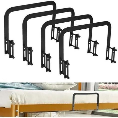 4-teiliges Matratzen-Set, rutschfeste Matratzenstopper, Matratzenstabilisatoren für feste Bettpaneele und Bettgestelle (1/5)