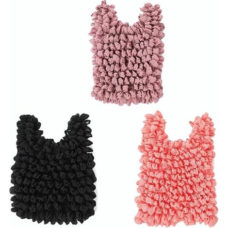 Lot de 3 sacs de courses pliables et extensibles en nylon, lavables et résistants, sacs fourre-tout grande capacité pour supermarché, voyage et usage quotidien (1/5)