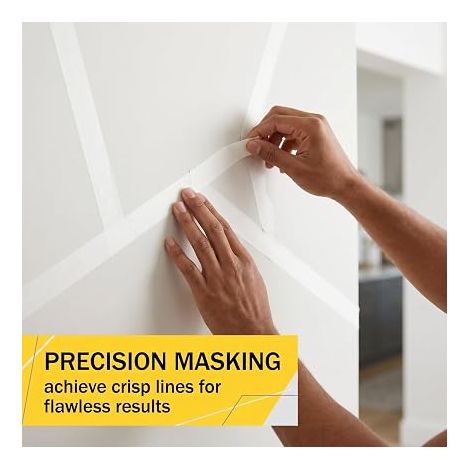 Ruban de masquage, 5 mm x 20 m, avec une adhérence modérée, faciles à déchirer sans endommager les surfaces (1/4)
