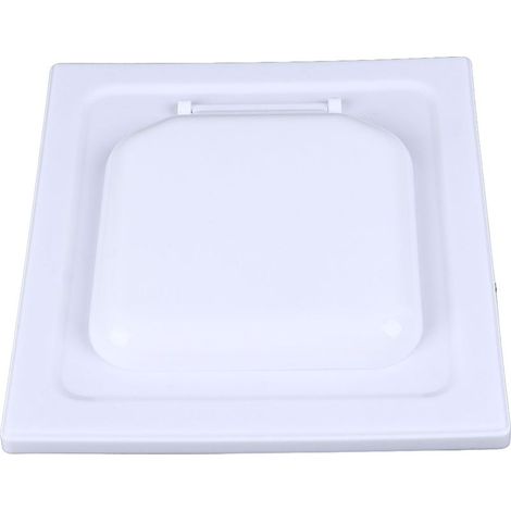 Bouchon de conduit d'évacuation pour sécheuse à double porte, sortie d'évacuation externe en plastique étanche avec 4 vis pour tuyaux de 4,1 pouces à usage domestique. (1/5)