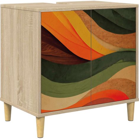 Maison Exclusive - Badezimmerschrank BONN Sonoma 60 x 40 x 60 cm (1/5)