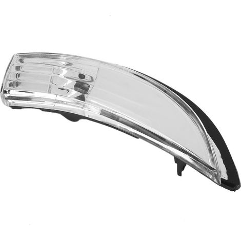 Optique de clignotant latéral transparent pour rétroviseur Ford Fiesta MK7/MK7.5 2009-2017, côté droit, verre de feu indicateur de couleur claire. (1/3)