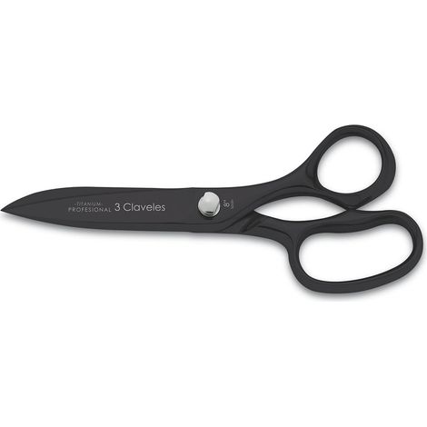 3 Claveles Juliet Tijera Alto rendimiento de 8", Titanio Vetroresina Ceramica Acciaio al Carbonio, Negro, 23 cm (9") (1/3)