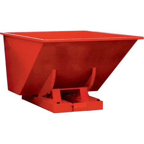[JAMAIS UTILISE] Benne Autobasculante 300L STOCKMAN Tippo 300 avec Entrée de Fourches Charge 1500kg - SBA300