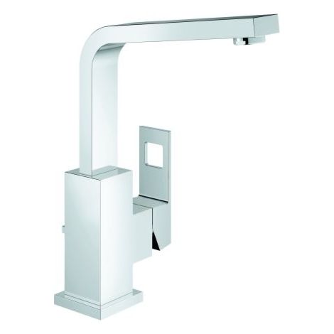 GROHE Eurocube Einhand-Waschtischmischer GrÃ¶ÃŸe L mit drehbarem Auslauf, Chrom (1/5)