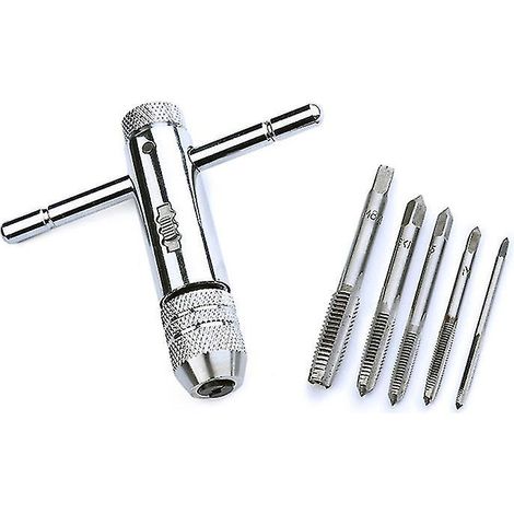 Clé à cliquet pour taraud (6 pièces) (1/3)