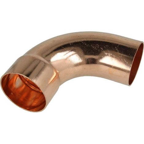 Raccord à braser cuivre courbe 90° F/M 64 mm