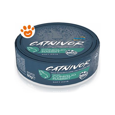 DRN Catnivor Coniglio - DRN Catnivor Coniglio - Lattina Da 80 Gr