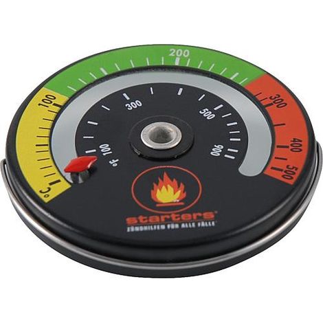 Banyo – Thermomètre à gaz de fumée pour conduits métalliques – Ø 60 mm – Optimise combustion poêle – Fixation magnétique incluse
