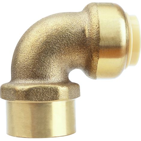 Raccordo TOUTUB Curva Femmina 1/2 in Ottone Ø 16 mm - Boutté