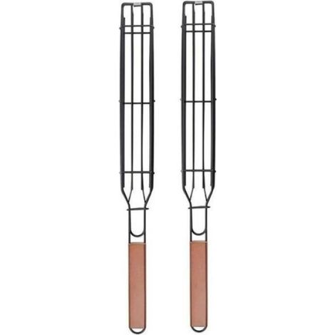 Pince de service,Carré Filet de Barbecue 1 Pièces De Maille De Gril de BBQ En Acier Inoxydable Mailles - Type Barbecue Tools 2PCS (1/4)