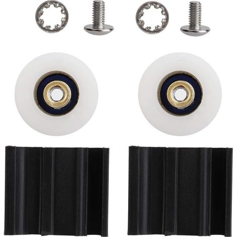 Roues de Porte de Serre de 22 mm, Remplacement de Rouleau de Porte de Jardin Kits de Remplacement de Roue de Portes de Serre Roulette Porte Coulissante de Halls Accessoires (1/5)