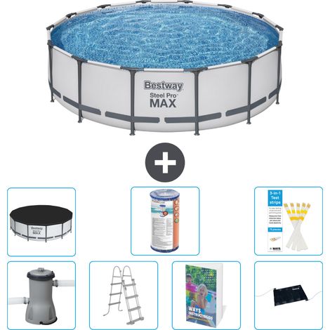 Bestway Piscina Bestway Steel Pro MAX Rotonda - 427x122 cm - 8-pezzi  S619