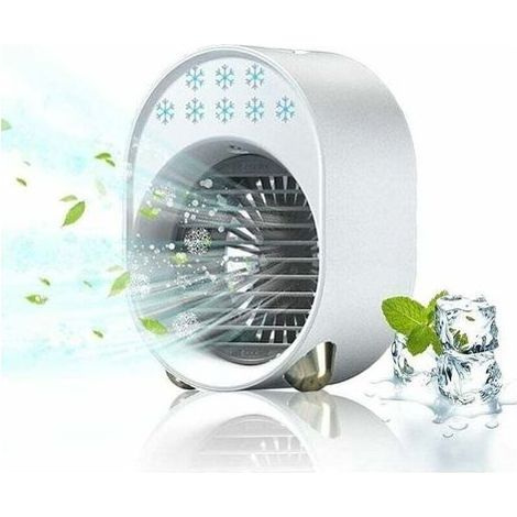 Mini climatiseur Mini Cooler Fan Climatiseur Portable (Blanc) (1/5)