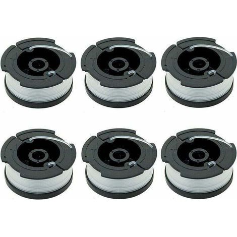Lot de 6 bobines A6481 A6485 pour tondeuses Black Decker (1/4)