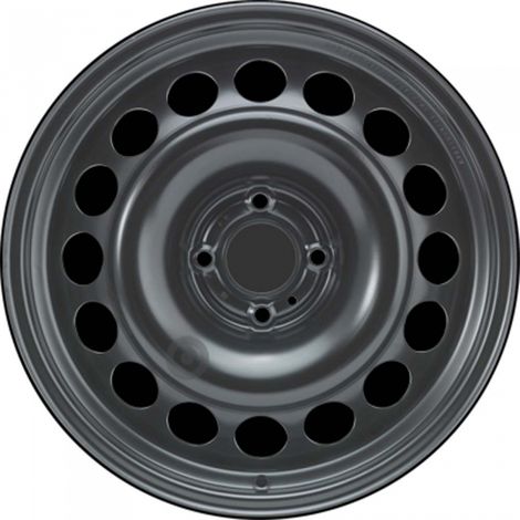 Jante tôle 17 pouces - 4 Trous - 7,5x17 4x108 ET29 AL65 noir