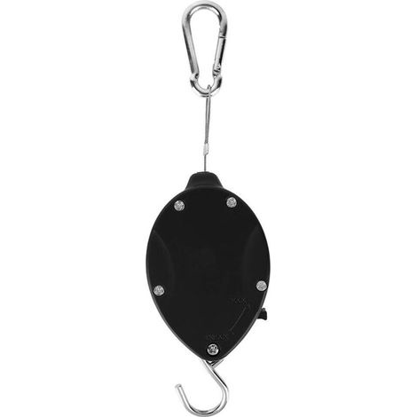 Poulies pour plantes suspendues très résistantes, ensemble de poulies rétractables à crochet de suspension réglable, crochet de suspension réglable, crochets de pot de fleurs de jardin, paniers de