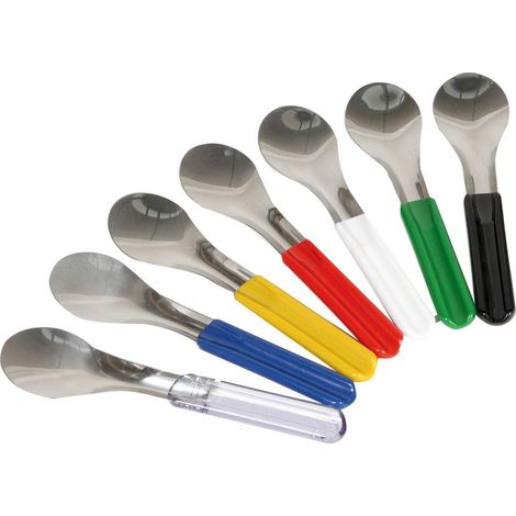 Piazza 040601 Spatola per Gelato Manico Colorato Nero, 30cm Lunghezza
