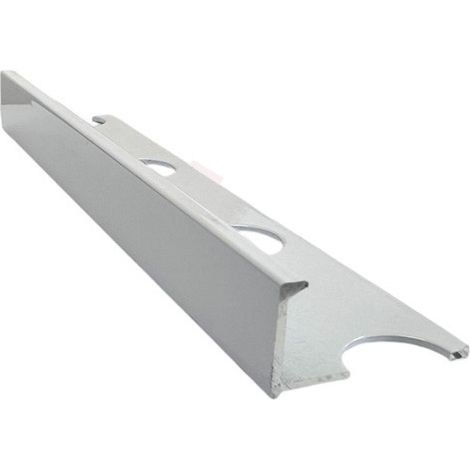 Profilo Terminale e Delimitazione in Alluminio Bianco Lucido : Modello - 8MM