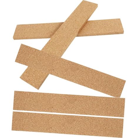 Gadpiparty Lot de 5 bandes adhésives en liège naturel pour tableau (1/5)